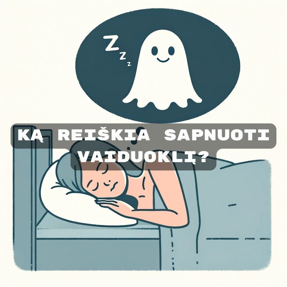 Mergina miega lovoje ir sapnuoja vaiduoklį