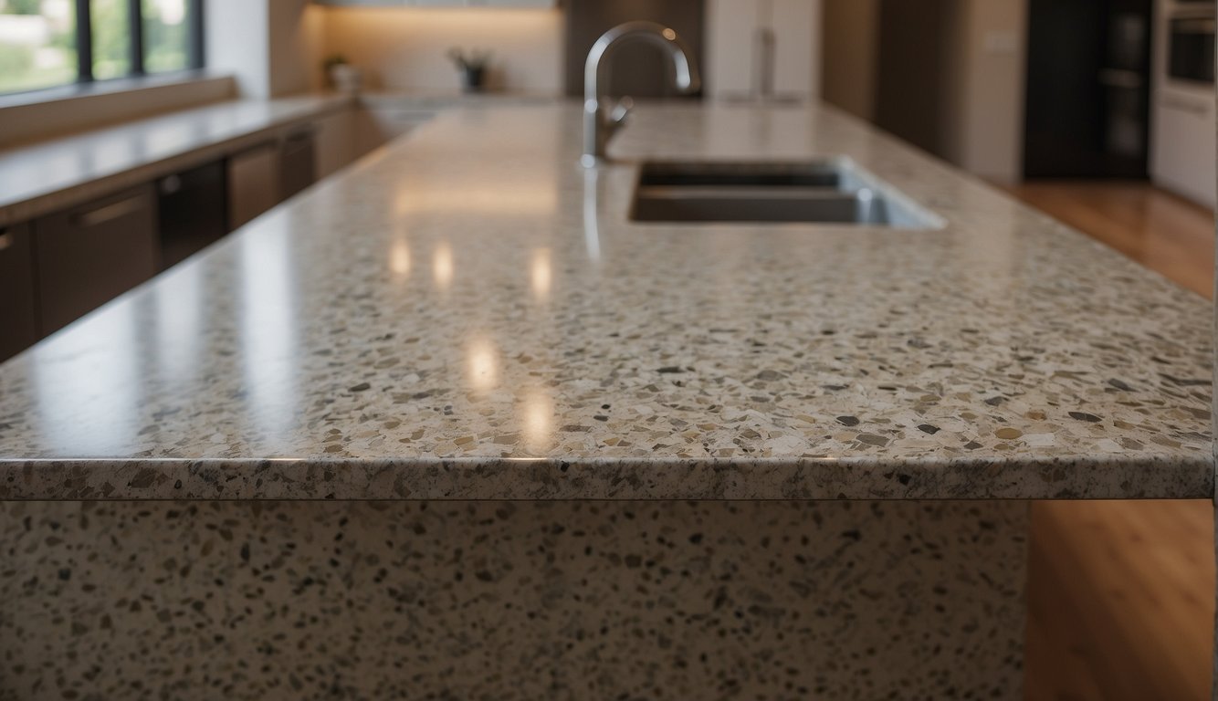 A comparison of natural and artificial stone countertops